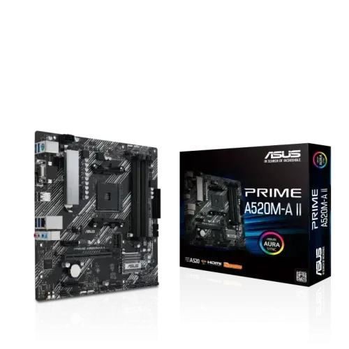 Asus PRIME A520M-A II AM4 DDR4 micro ATX Motherboard